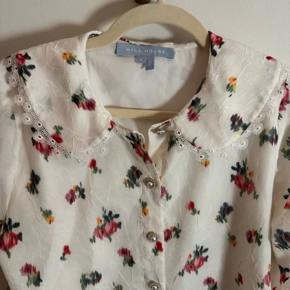 HILL HOUSE going out sleep floral pajama set - Picture 7 of 15